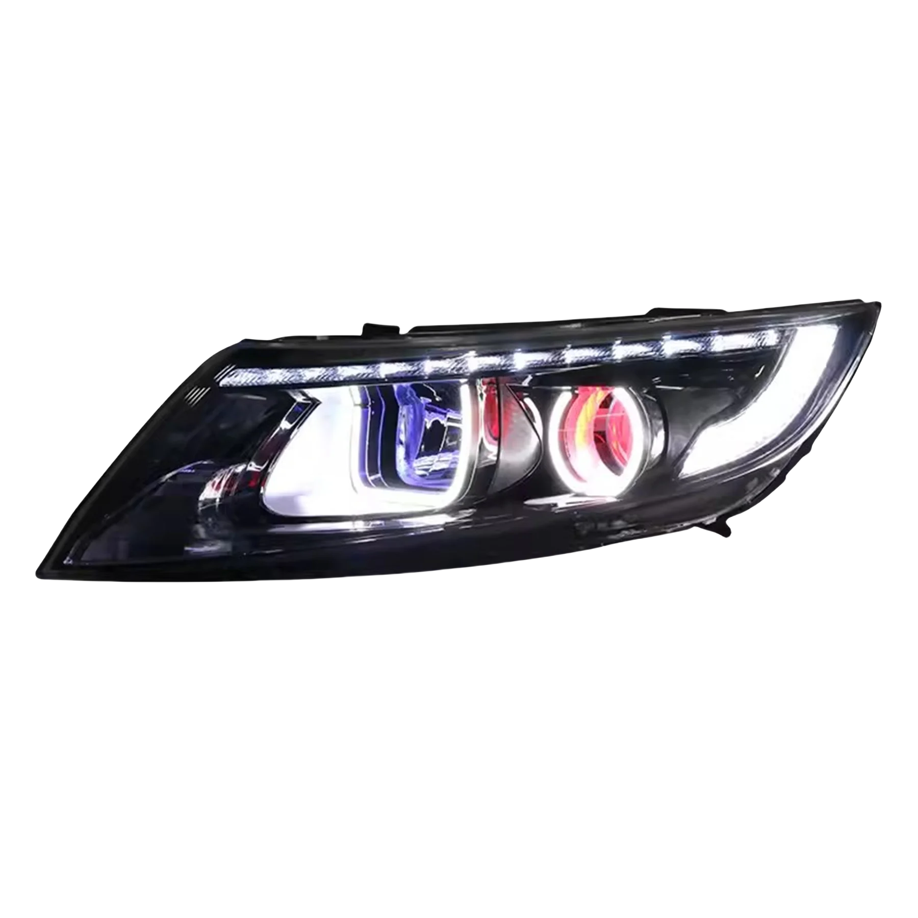 Front Headlight Headlamp Angel Eyes for Kia k5 optima 11-13 Low High Beam Turn Signal