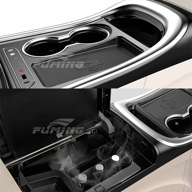 إنها مناسبة لصندوق مسند الذراع الرائع من Overmaster Privia، صندوق تخزين صندوق مسند الذراع للثلاجة