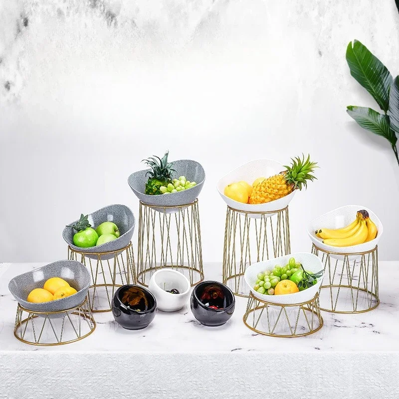 

High-end self-service fruit plate salad cold vegetable bowl dessert table self-service cold