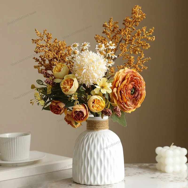 For Jiaobian Lulian Bouquet Simulation Flower Home Decoration Dry Flower Bouquet