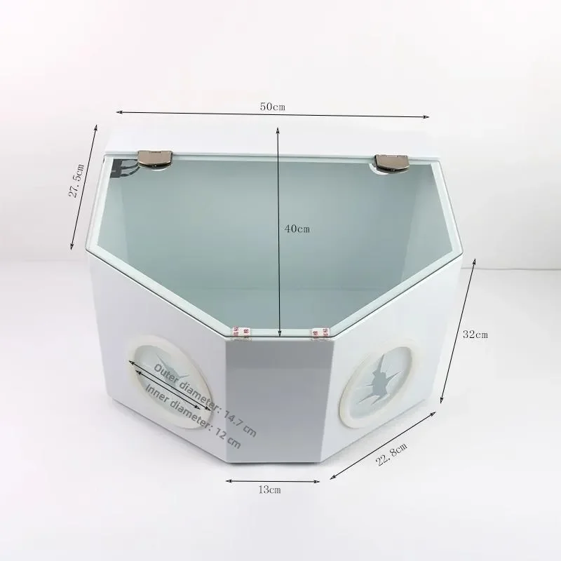 Dental Technician Dust Box Grinding Sandblasting Cabinet Mouth Protection Workstation Lab Equipment Car Accessories Garden Tools