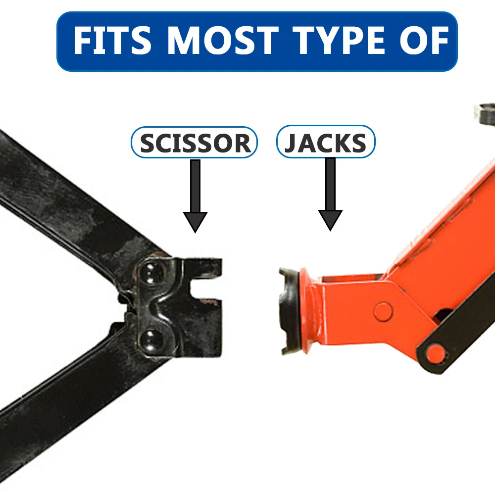 Moersleutel Gereedschap Autokrikken Hefapparatuur Schaar Jack Adapter Auto-accessoires Gebruik met 1/2 inch aandrijving of impact