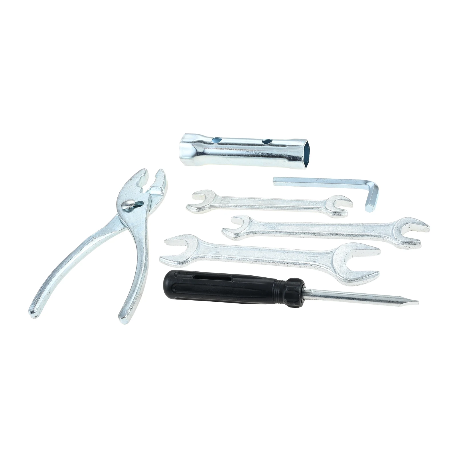 

7pcs/set Universal Motorcycle Spark Plug Wrench Wrench Socket Tool Kit Metal for Most of Motorcycle Models with Storage Bag