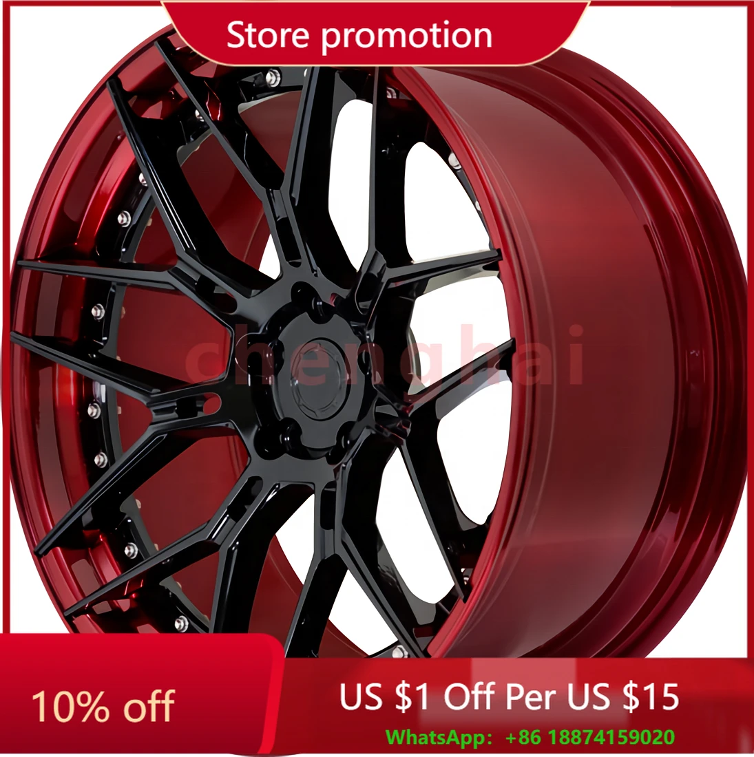 

Кованые колеса на заказ 5x120 5x112 5x114,3 вогнутые колеса для легковых автомобилей красные для BMW Benz