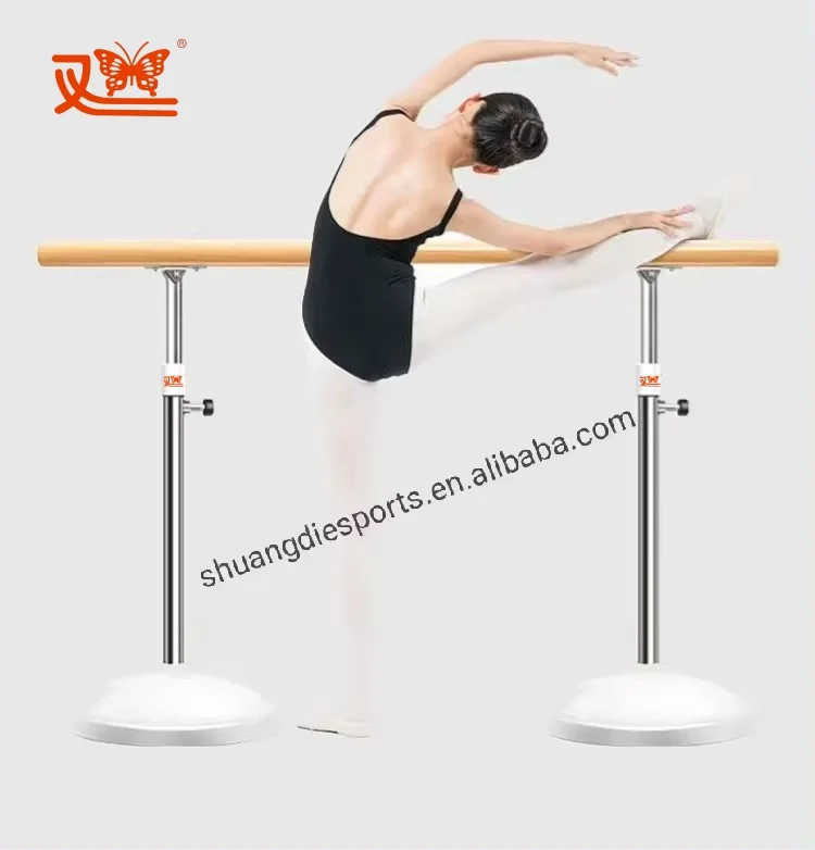 

Wholesale Factory Dance Room Gymnastics Portable Movable Height Adjustable Ballet Barre Bar