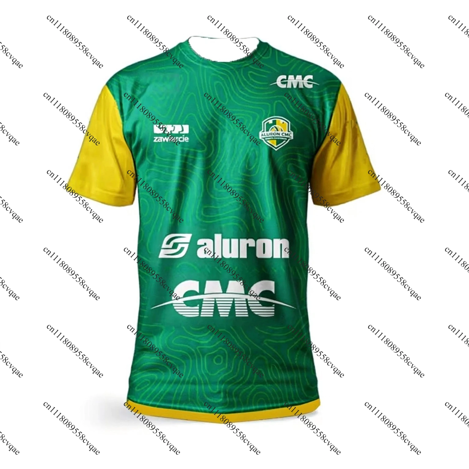 Men's Quick Drying T-Shirts 25-26 Aluron CMC Warta Zawiercie Volleyball Sportswear Training Wear Comfortable Gym FamilyMatching