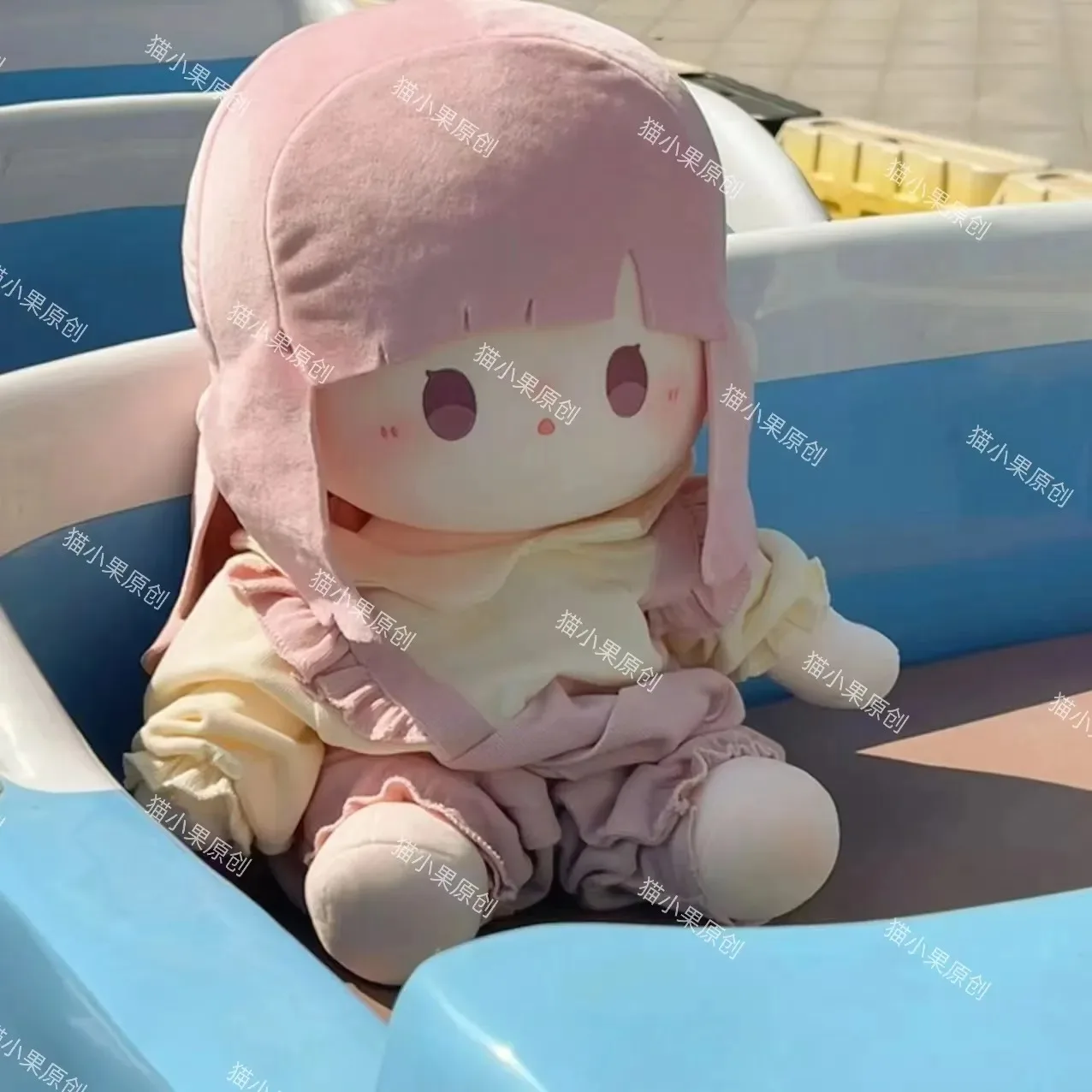 Anime Danganronpa Trigger travesseiro dos desenhos animados, postura sentada, corpo macio, adorável vestir-se, feliz Havoc, Nanami Chiaki, 40cm