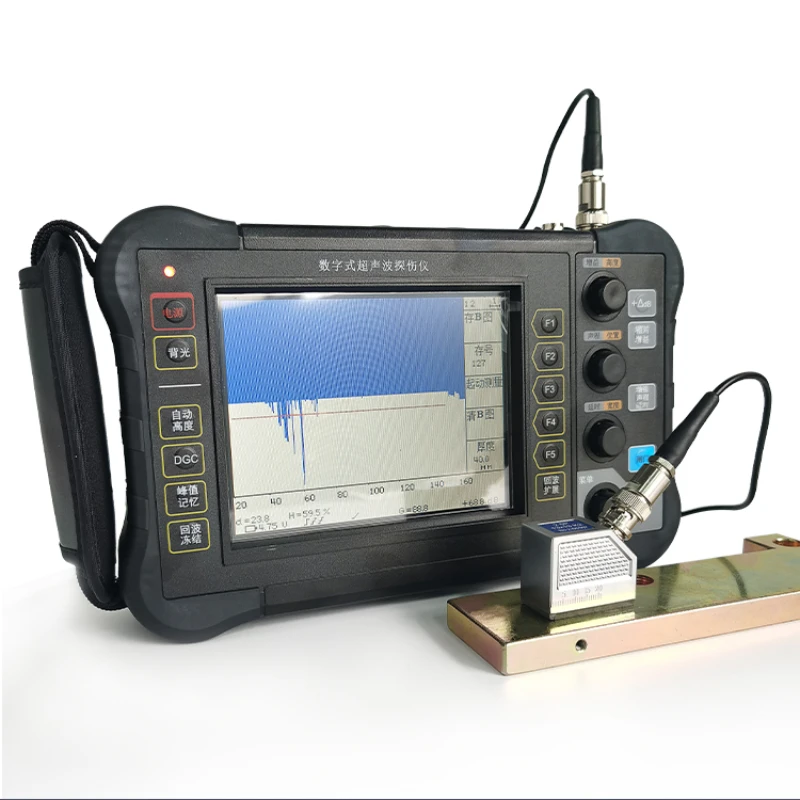 Digital ultrasonic flaw detector for high-precision internal defect detection of metal cracks, weld porosity and inclusions