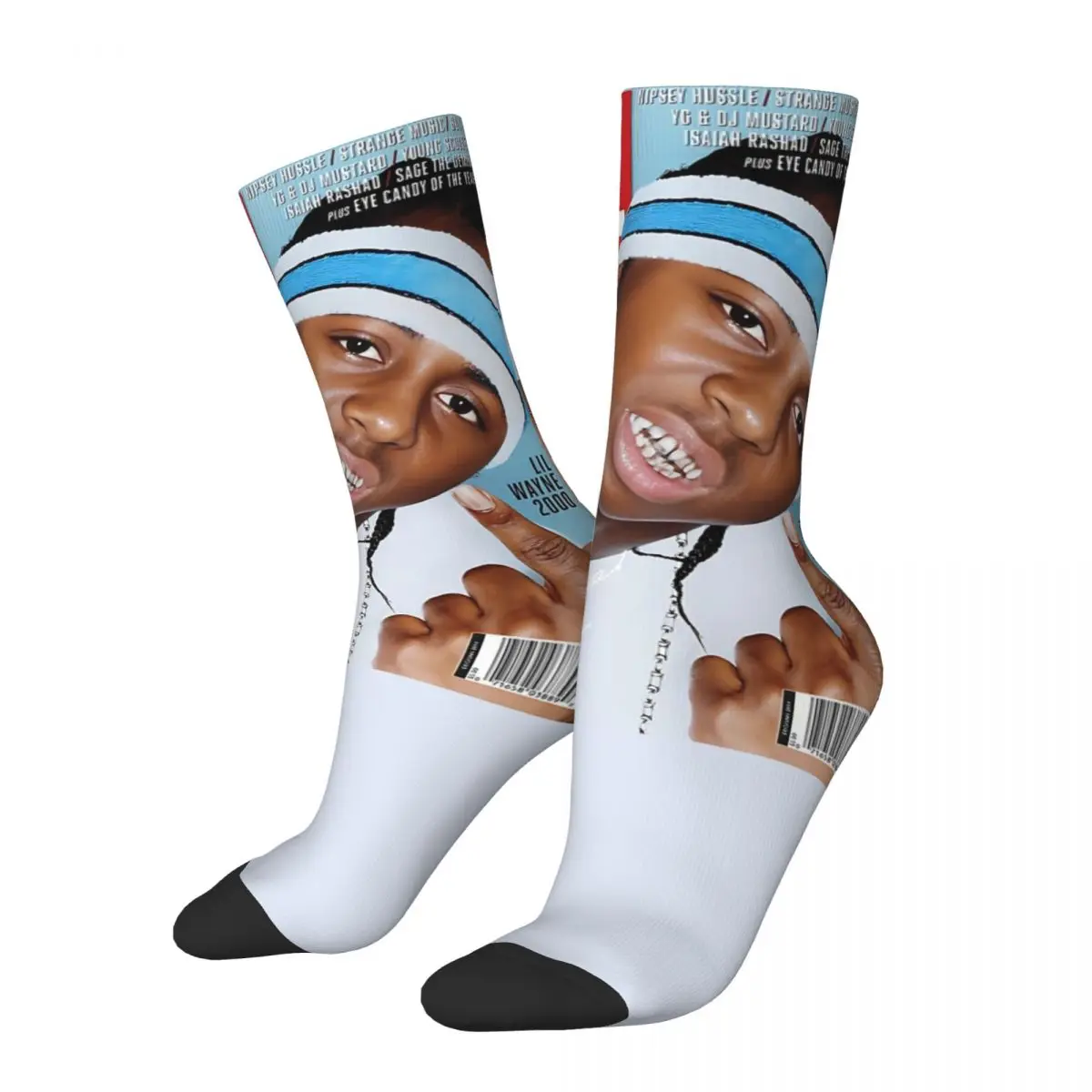 

Lil Wayne Special Xxl Cover Theme Socks Merch for Female Male Cozy Stockings