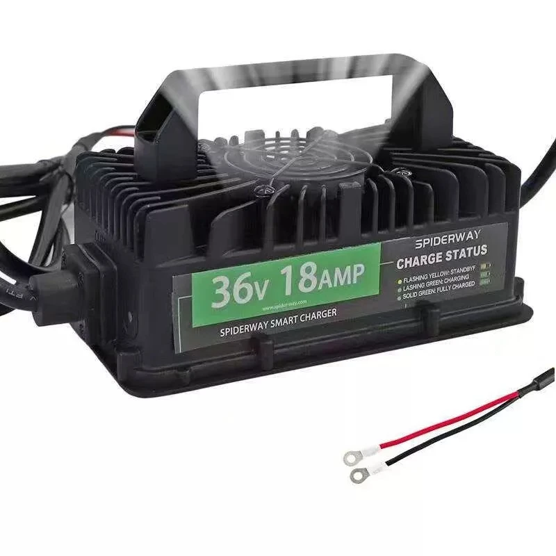 

36V 18A Battery Charger Compatible EZGO Club Car Golf Cart, with O Ring Terminal Type Plug