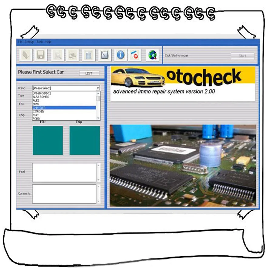 Immo Software Otochecker 2.0 OTO Checker Cleaner Advanced Immo Repair System for Immobilizer + nitro