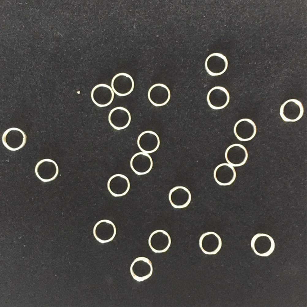

50pcs Dart Shaft Protection Zinc Alloy Tail Securing Reusable Metal Craft Rings Small Metal Rings Outdoor Toys