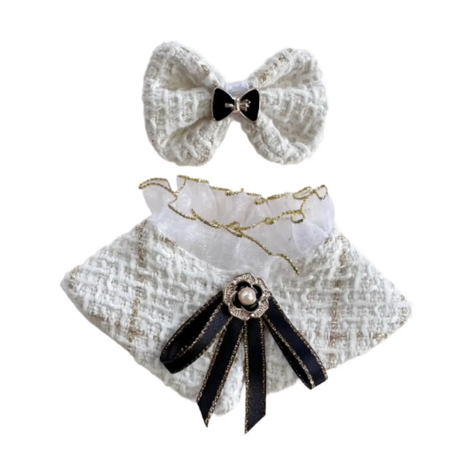 Doll Clothes Set ,Stuffed Doll Clothes Collectible Doll Toy Soft Dress up Doll Clothing ,for 15 cm/ 17 cm Plush Doll