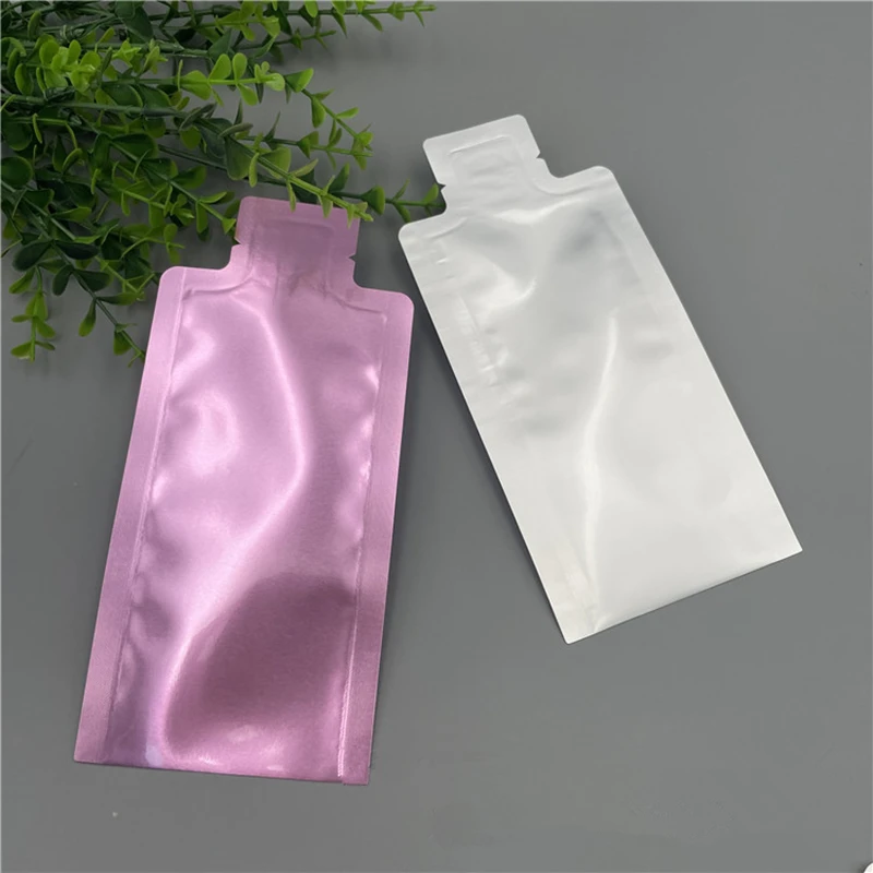 100pcs 30ml Small Sample Sachets Food Grade Aluminum Foil Heat Sealing Packaging Pouches for Juice Liquid Beverage