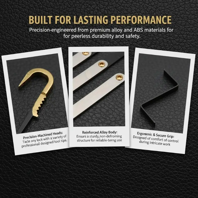 Lock Training Tools Kit 15Pcs Transparent Practice Padlock for DIY Learning Compact Complete Key Solution for  Beginner