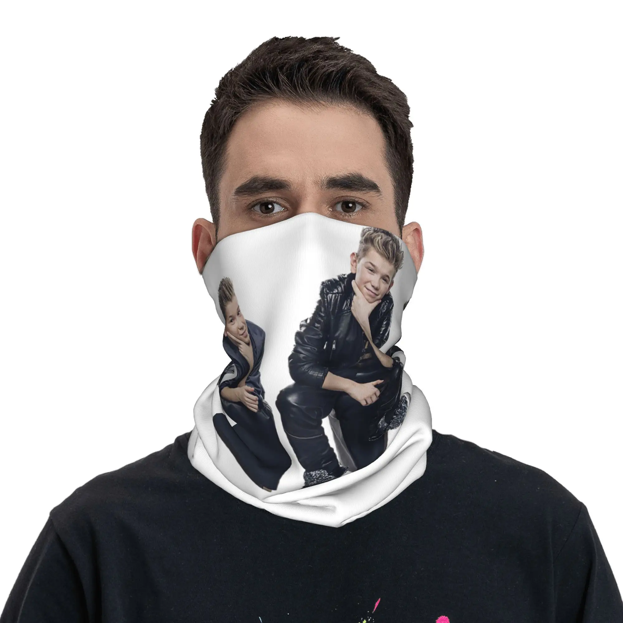 Marcus e Martinus Suécia Noruega Eurovision Bandana Capa de Pescoço Impresso Lenço Facial Headwear Esportes ao Ar Livre Para Homens Mulheres Adultos