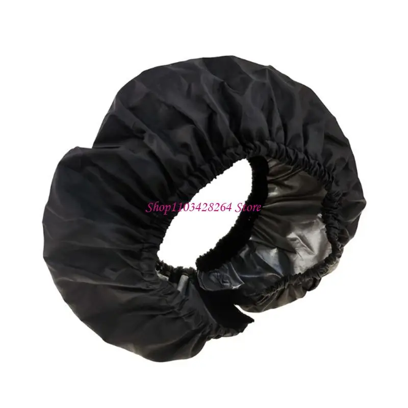 Set of 4pcs Strollers Wheel Protectors Sleeve for Baby Pushchairs, Nonslip Wheel Protetive Cover Dustproof Black Case