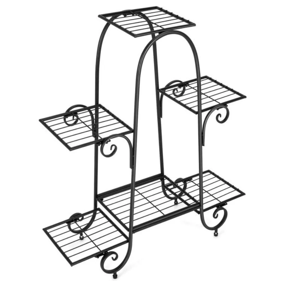 

6Tier Plant Stand with Adjustable Foot Pads