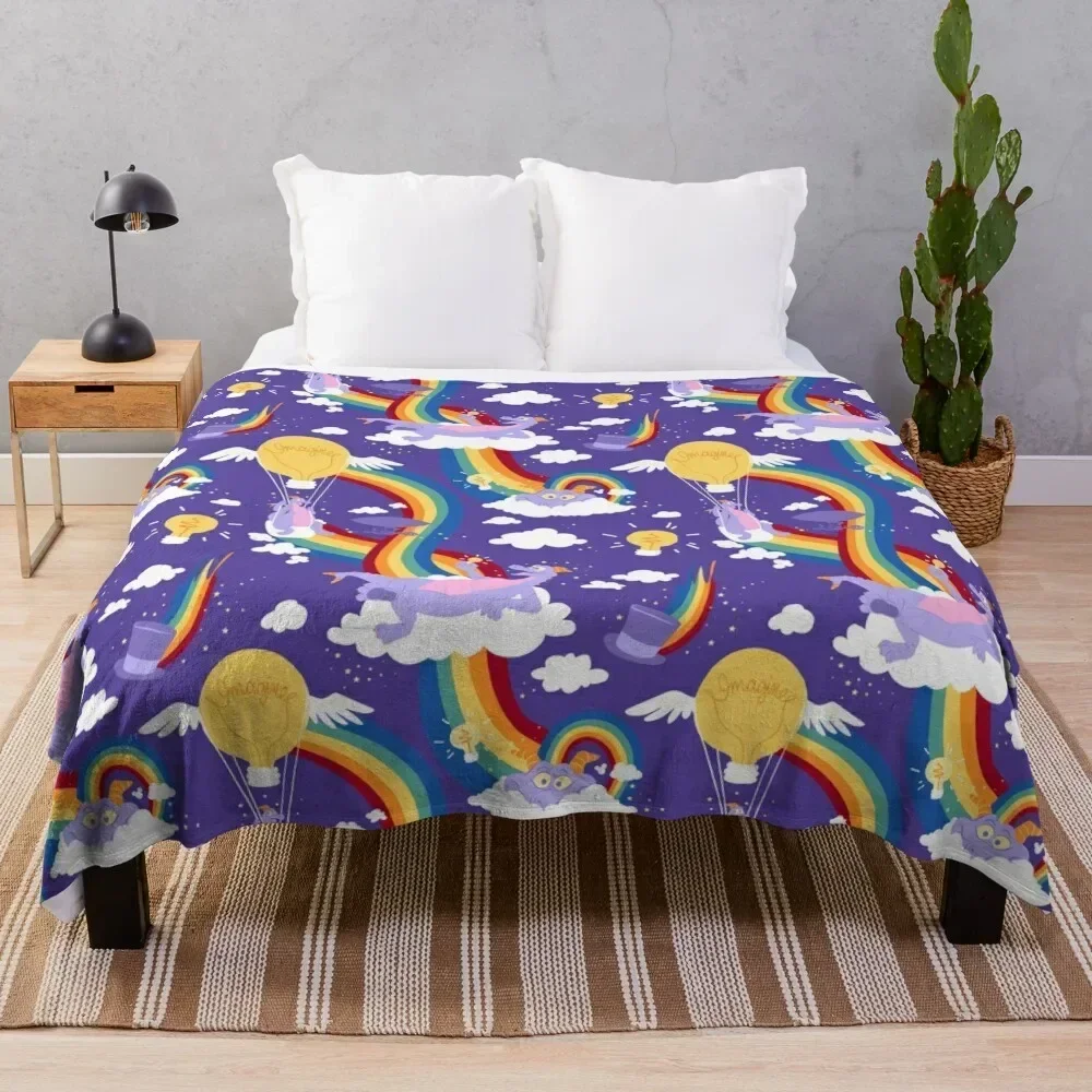 

Journey Into Imagination - The Dreamport Throw Blanket Fuzzy Plush Throw Blanket for Sofa Chair