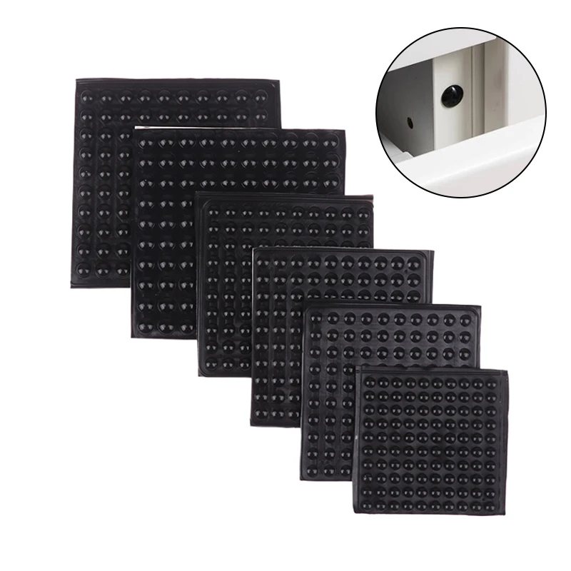 

100 шт., силиконовые защитные накладки на дверь