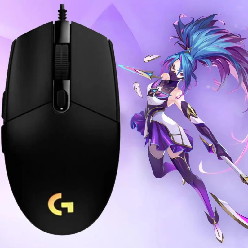 

Легкая игровая мышь Logitech G102, 85 г, уменьшает усталость руки для игровых и ежедневных задач.