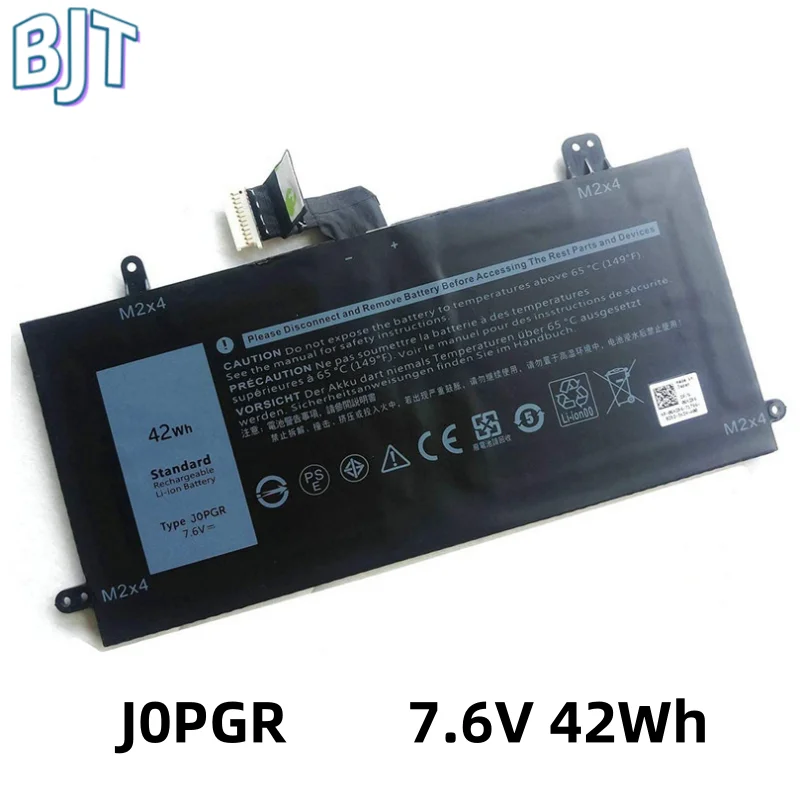 

New 7.6V 42Wh J0PGR Laptop Battery For Dell Latitude 12 5285 2-in-1 Series 12 5290 2-in-1 Series T17G JOPGR X16TW 1WND8 FTH6F