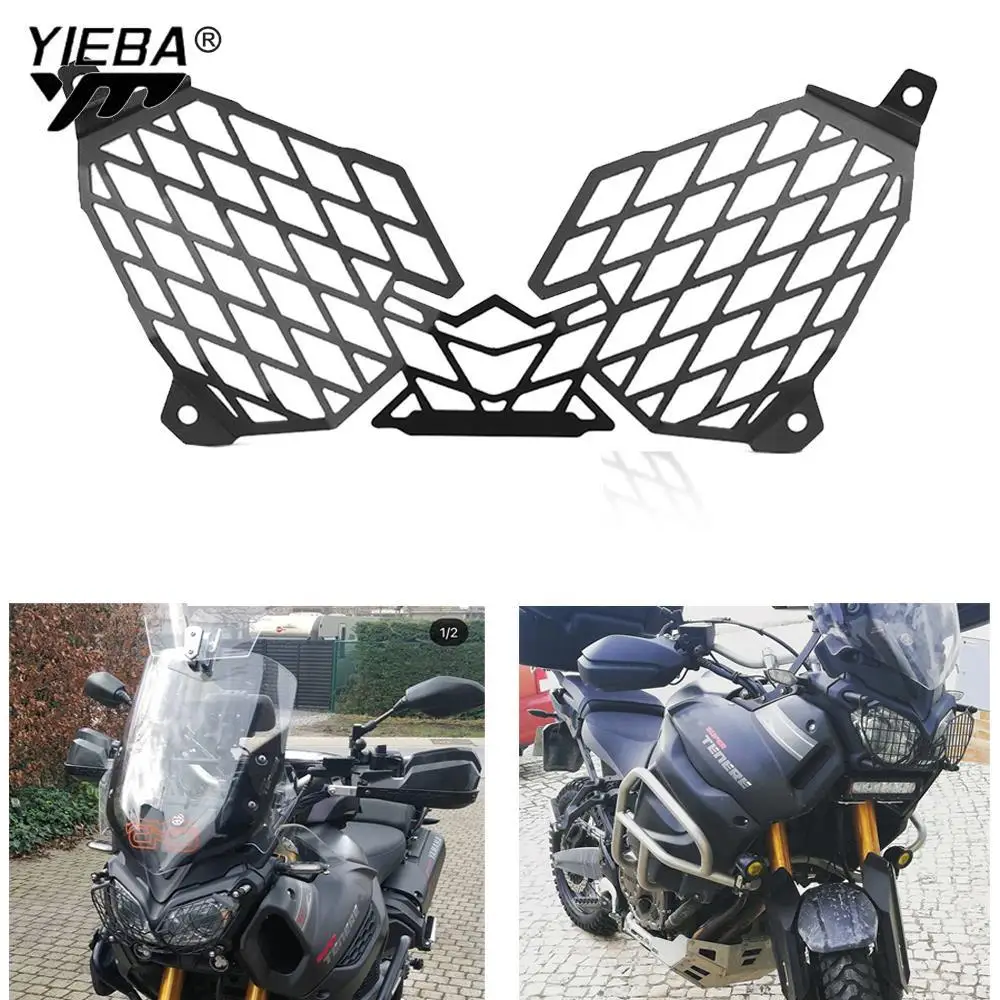 Подходит для Yamaha Super Tenere XT1200Z XTZ1200 2010-2021 мотоциклетная решетка фар Защитная крышка Supertenere1200 XTZ 1200