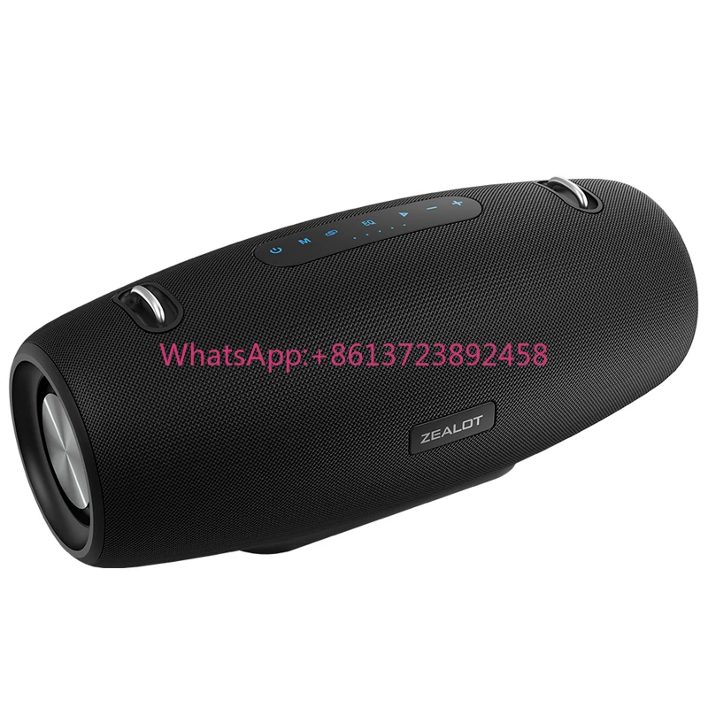 Altavoz Inalámbrico de Gran Potencia de 60 W del Fabricante Original ZEALOT, Altavoz con Batería Grande de 14400 mAh para Fiestas al Aire Libre, Zealot S67