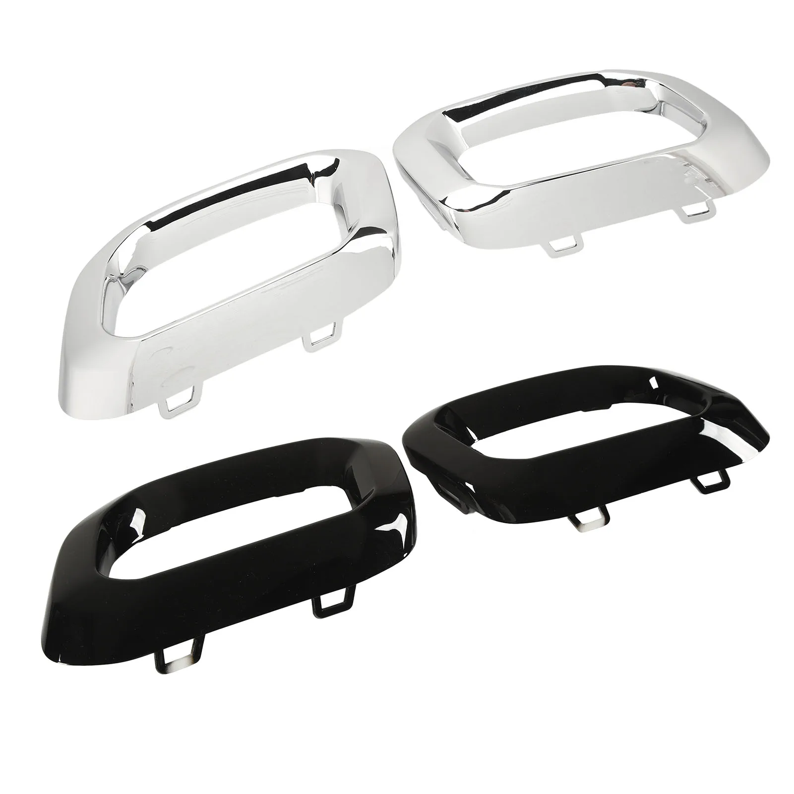 1 Pair Exhaust Tip Tail Cover Trims Bezel Fit For Mercedes-Benz GLC GLE GLS‑Class X253 C253 W167 V167 C167 X167 AMG Line 2020+