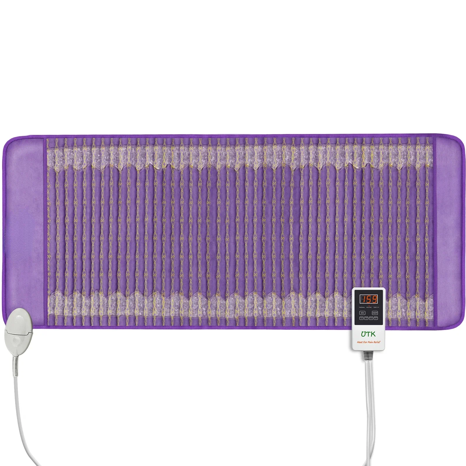

Amethyst Infrared Heating Pad Far Infrared Heat Therapy Mattress for Back Pain Relief