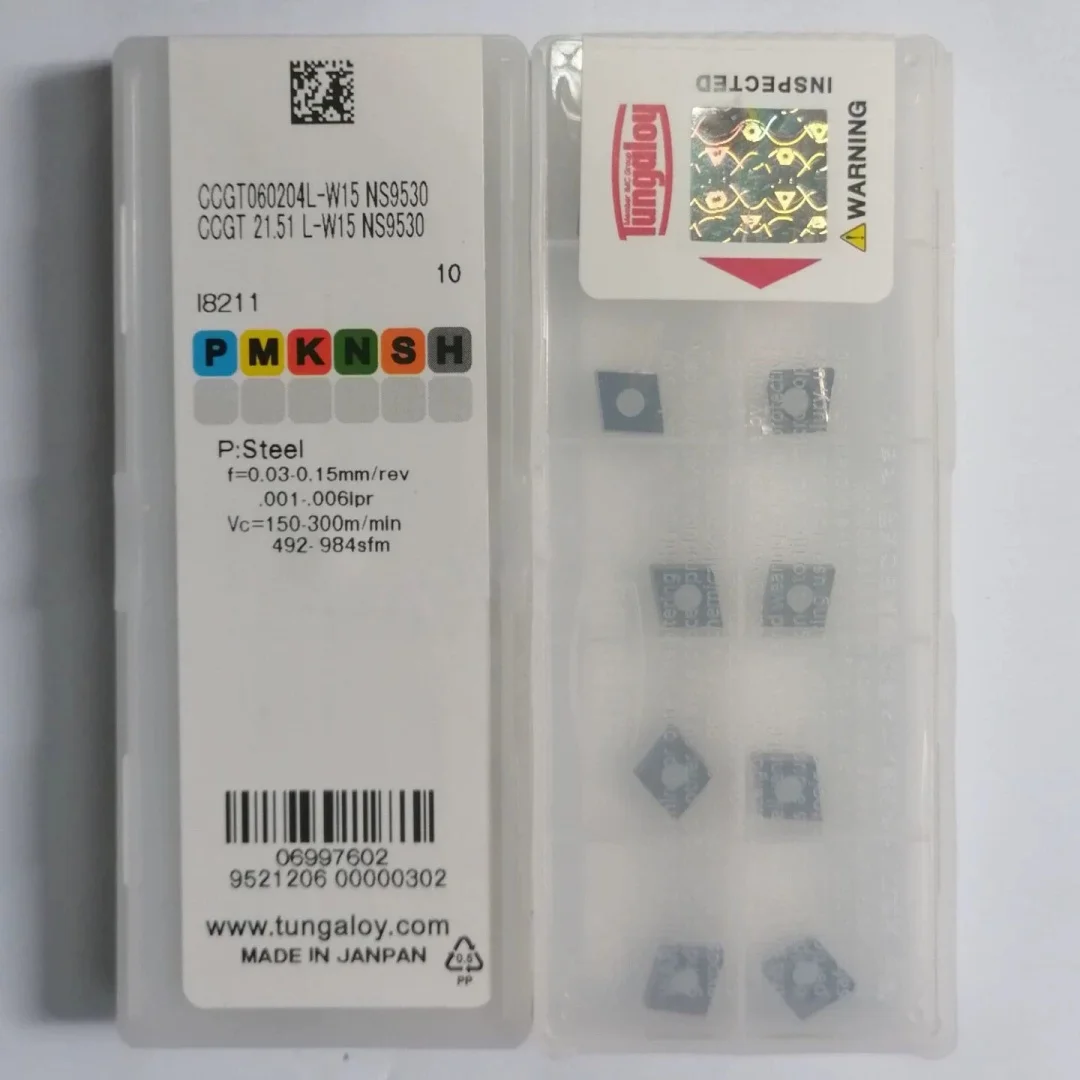 

CCGT060202L-W15 NS530/CCGT060204L-W15 NS530/CCGT060202L-W15 NS9530/CCGT060204L-W15 NS9530 Твердосплавные пластины с ЧПУ 10 шт.