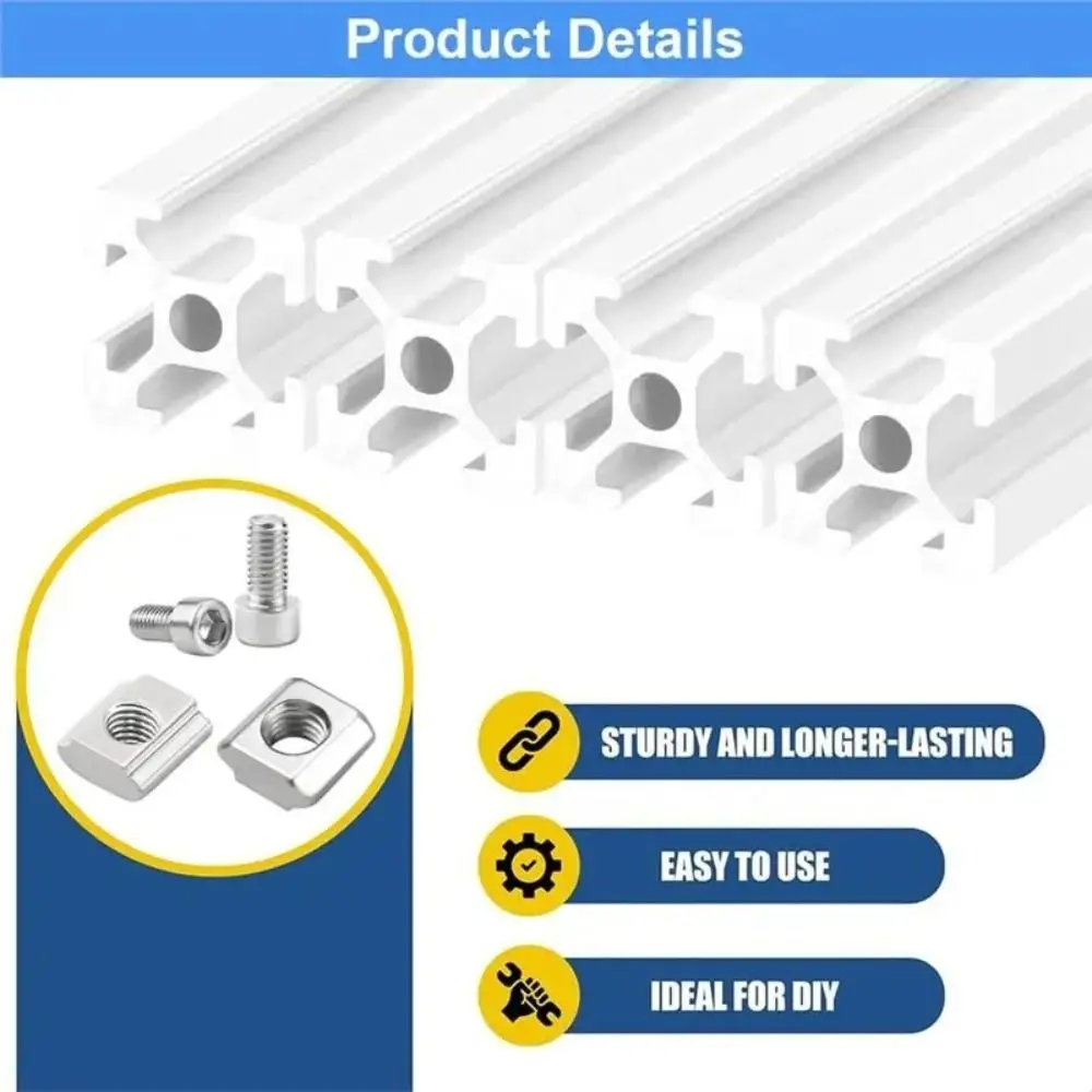 20pcs/bag Quality Stainless Steel European Standard Aluminum Profile Fasteners Reliable Connection Easy Installation Slider Nuts
