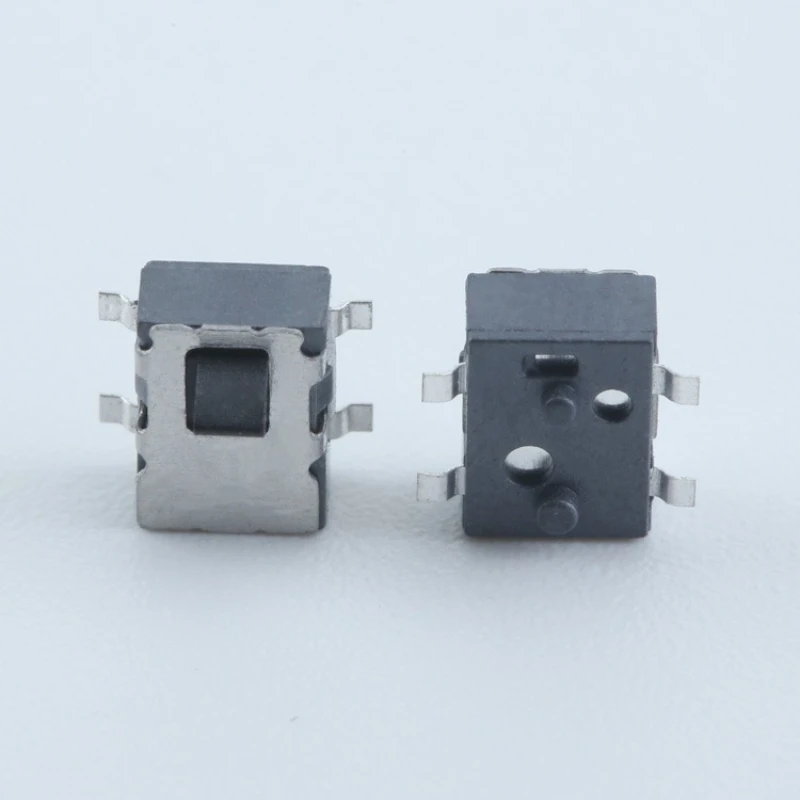 50Pcs/Lot 4-Pin Limit Touch Switch Patch with Positioning Column Stroke Detection Switch Self-resetting for Hydrating Instrument