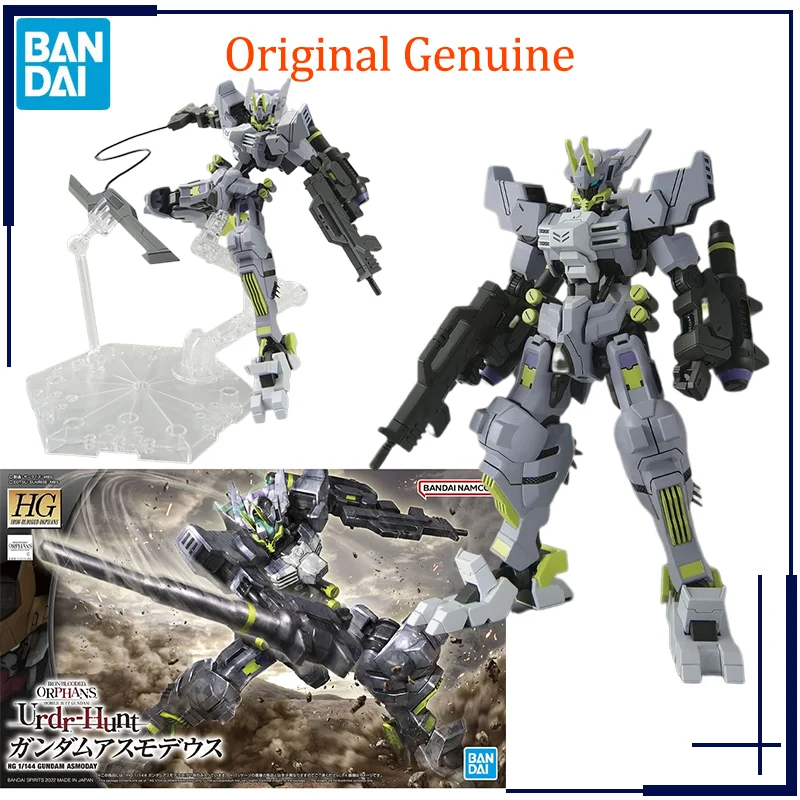 

Original Genuine Gundam Kit Anime Figure HG 1/144 ORPHANS URDR-HUNT ASMODAY Action Figures Collectible Toys Gifts for Kids