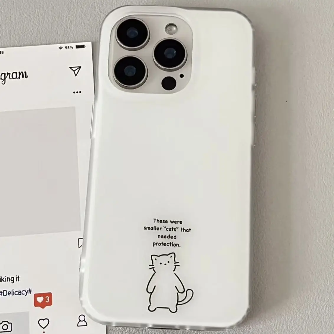 Simple Cat Phone Ca…