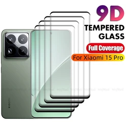 4PCS For Xiaomi 15 Pro Glass Xiaomi Mi 15 Pro Tempered Glass Phone Protective 9H HD Full Cover Curved Screen Protector Mi 15 Pro