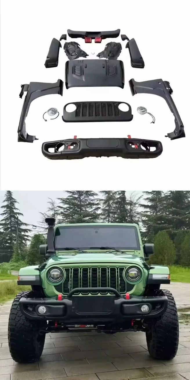 Factory Price Manufacturer Body Kit Jk Upgrade Jl Leaf Fender Bumper for Jeep Wrangler Jk 2007-2017