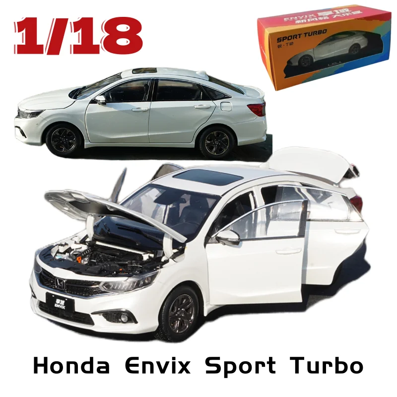 

HONDA Diecast 1/18 Scale HONDA Alloy Car Model Honda Envix Sport Turbo Openable Doors Play Vehicles Toys for Boys Original Box