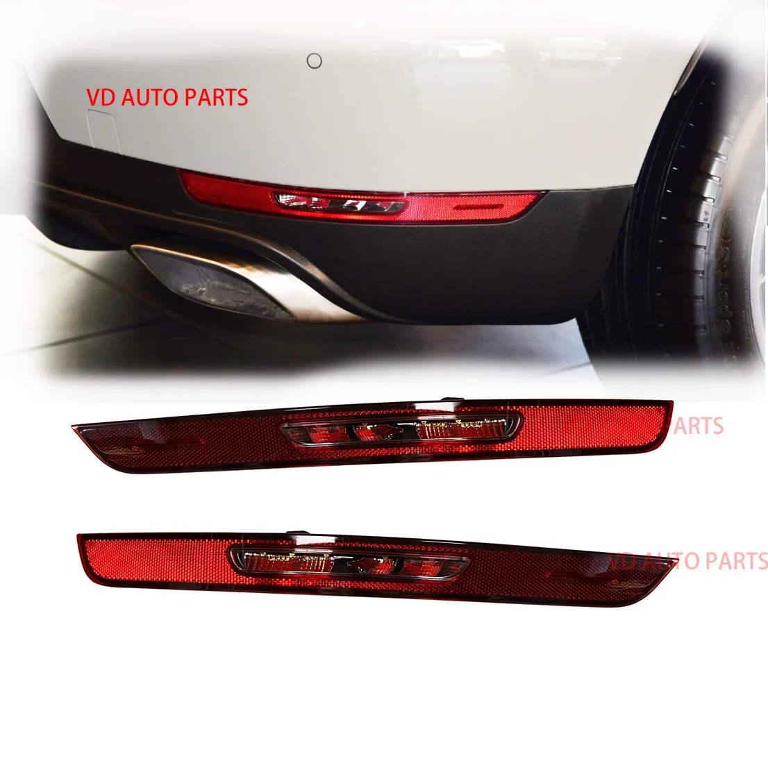 OEM 95b945725C 95b945726C High Quality LED Tail Lights Rear Bumper for Porsche Macan 2014-2018 95b