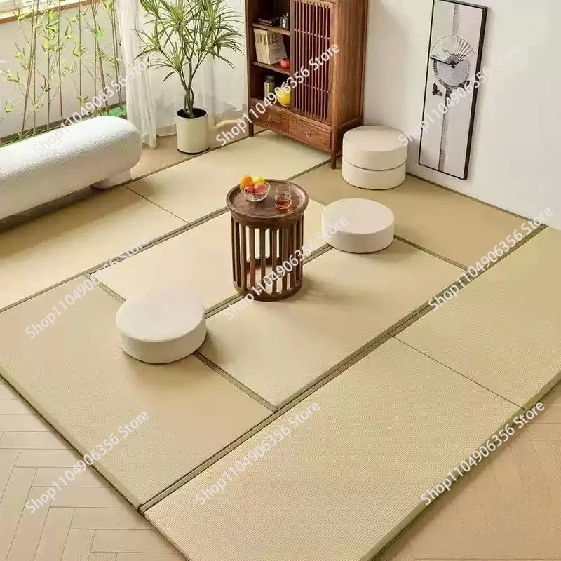 for Japanese Traditional Igusa Tatami Mat Woven Rush Straw Mats Sleeping Flooring Judo Mattress Mat for Bedroom Dormitory Yoga