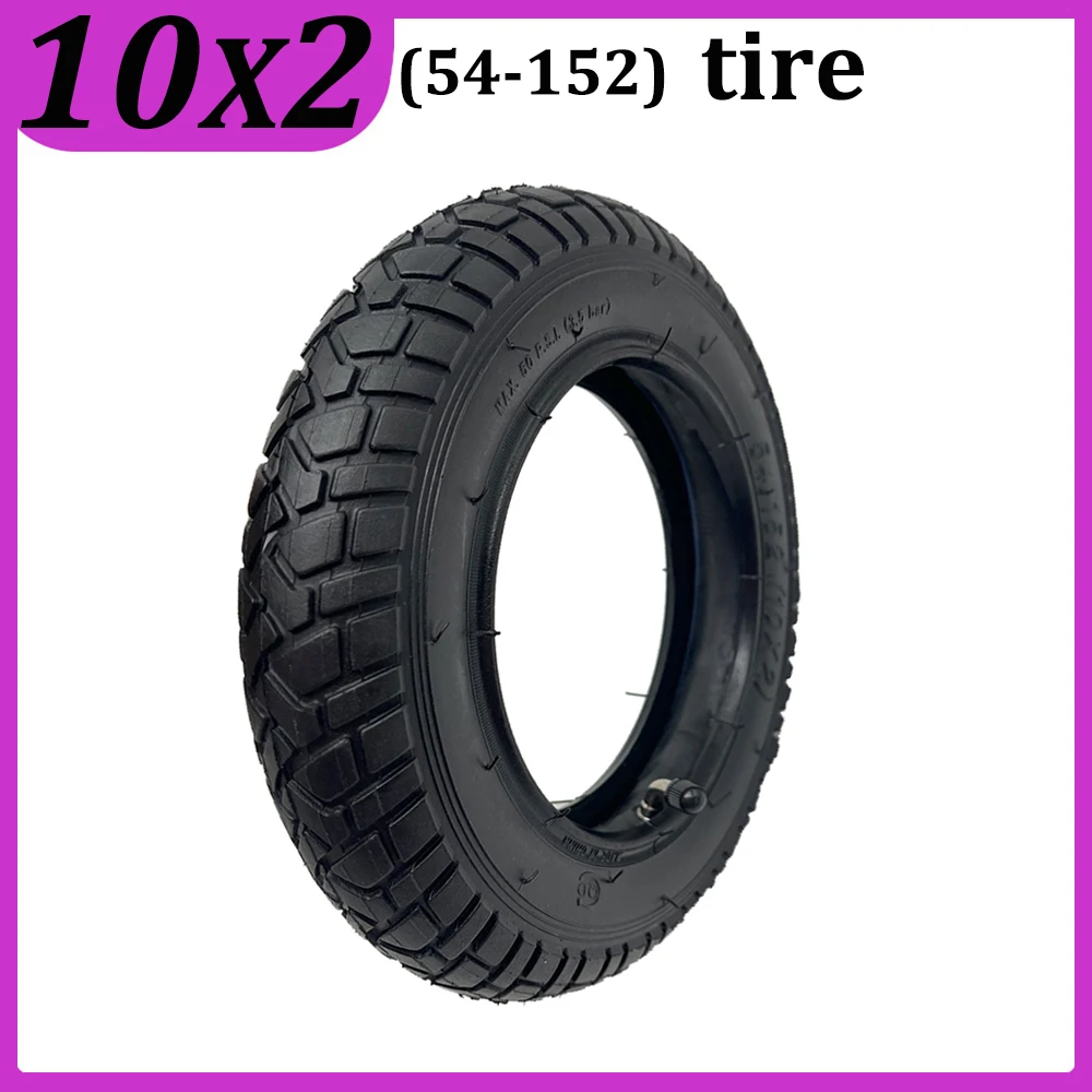 10x2 Tire for Electric Scooter Self-Balance Car 10 Inch 10x2(54-152) Wear Resistant Thickened Inner Tube Outer Tyre