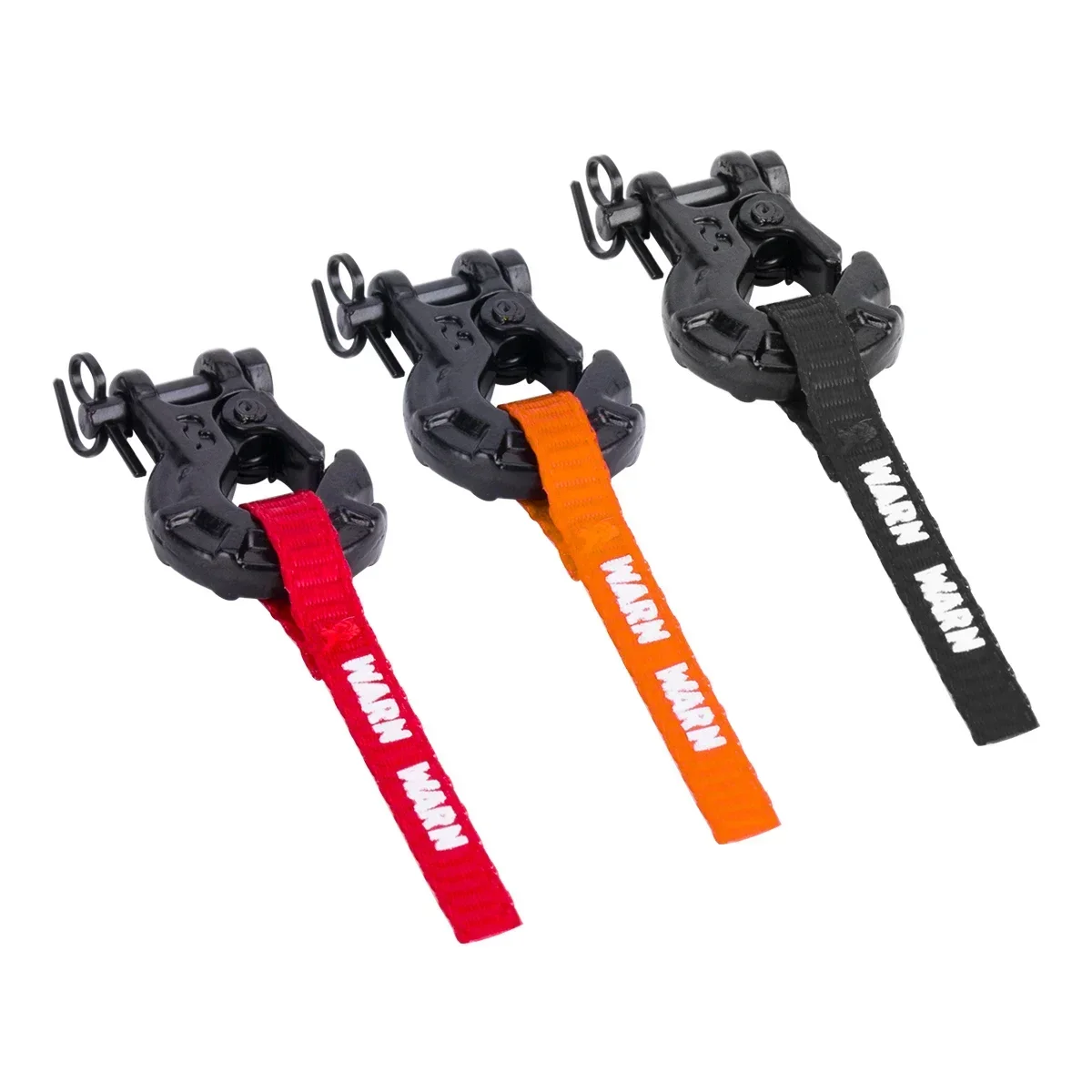 RC Car Winch Hook With Winch Pull Strap Tags Decoration for 1/10 RC Crawler Axail SCX10 TRX4 TRX6 RGT 86100 Parts