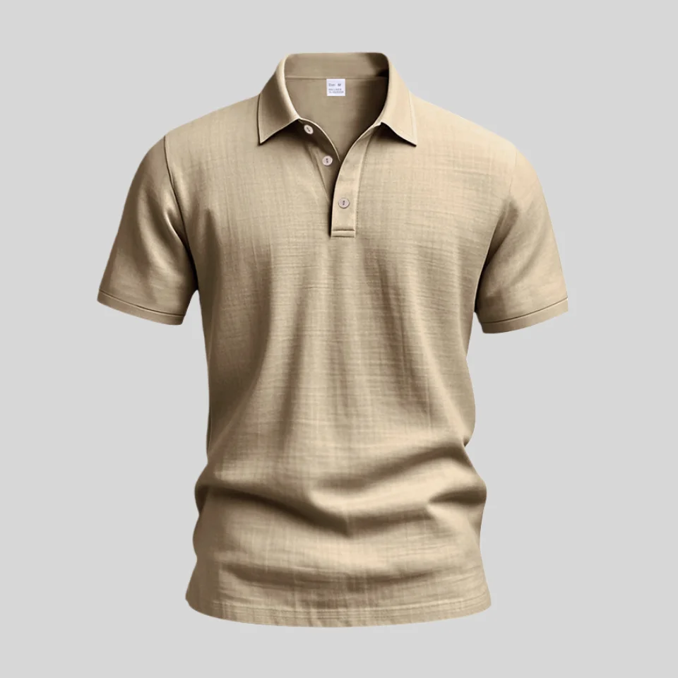 

BLANME Men's Casual Shirt Summer Half Button Short Sleeve Turn-down Collar Breathable Loose Fit Ethnic Fashion Clothing