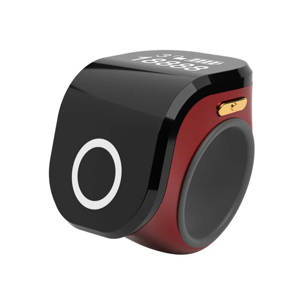 UltraLight Finger Ring Counter with Rechargeable Battery Dual Screen Display and Adjustable Fit for Precise Counting
