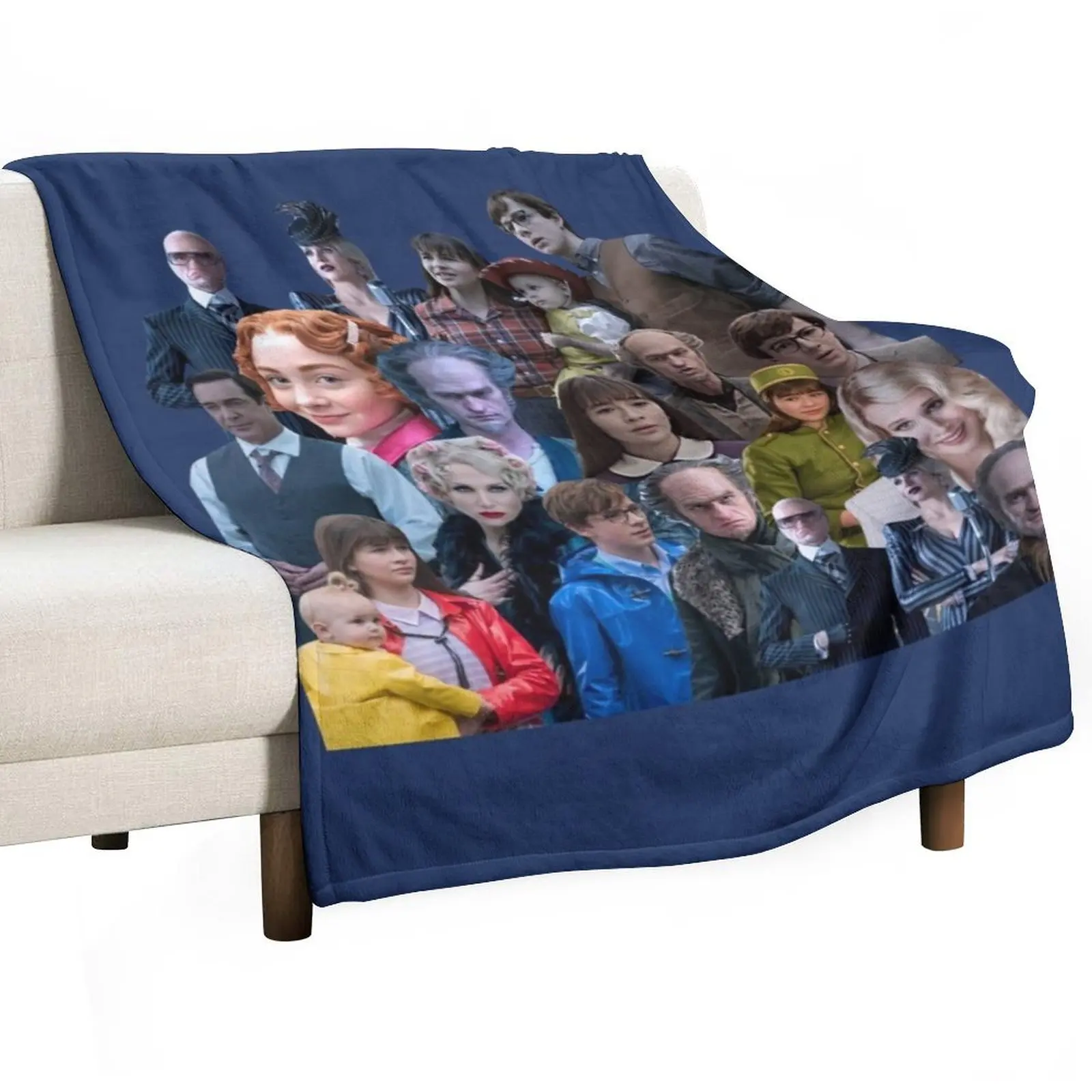 A series of Unfortunate events Mash Up, Packs, Collections, Sets, Montage, Bundle, Collage, Mix, ASO Throw Blanket