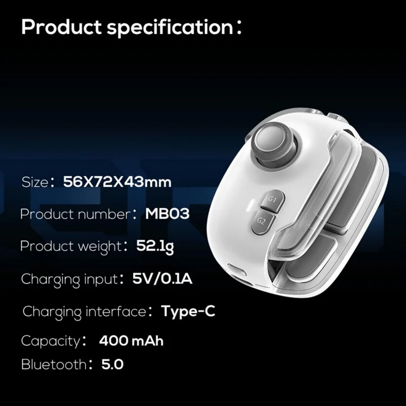 MB03 Bluetooth Game Joystick Controller Wireless One Click Combo Shadow Button Smart Pressure for Phone & Tablet iOS Android