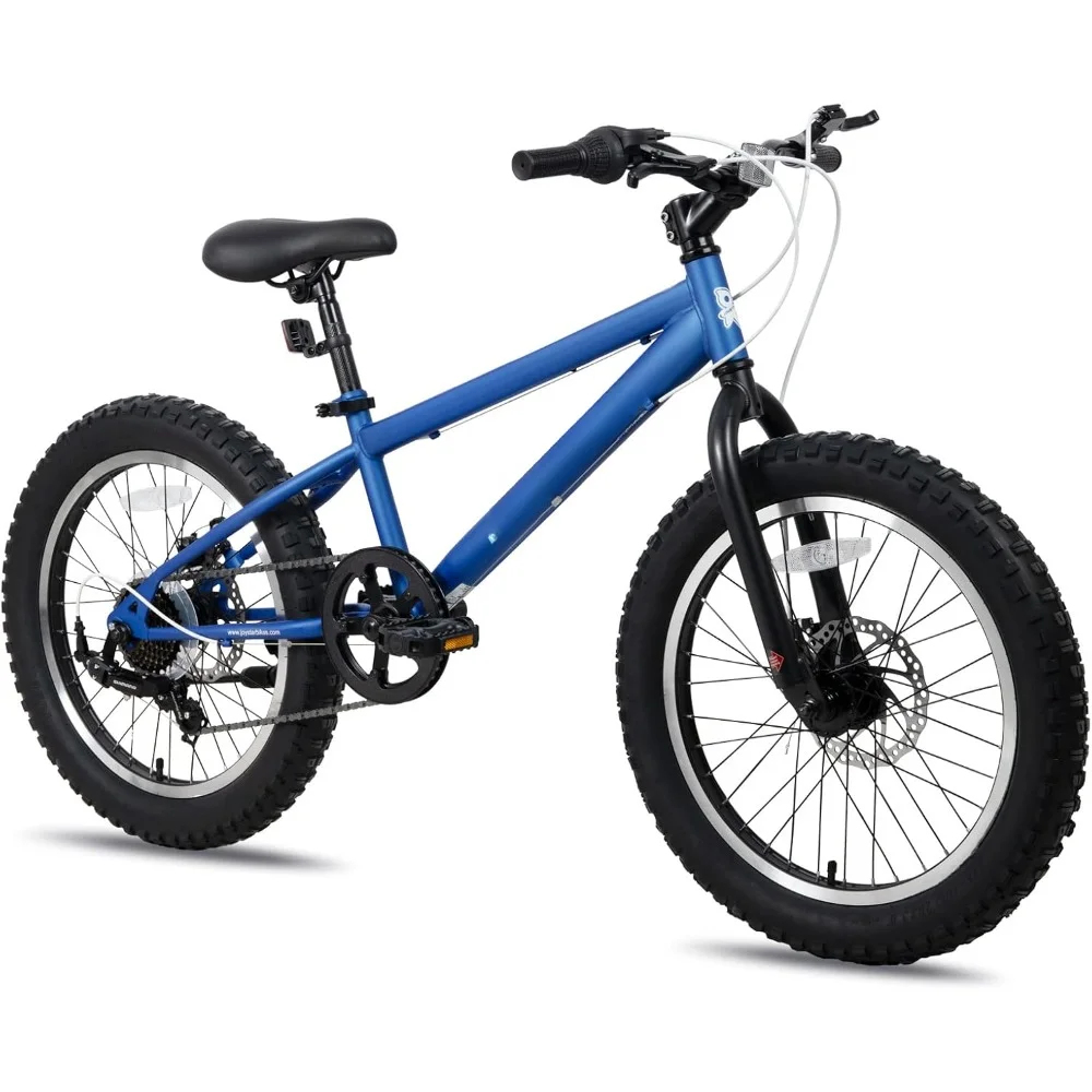 20 inch mountain bike, for children 7-12 years old, 3 inch wide knots tire, bike, for boys and girls