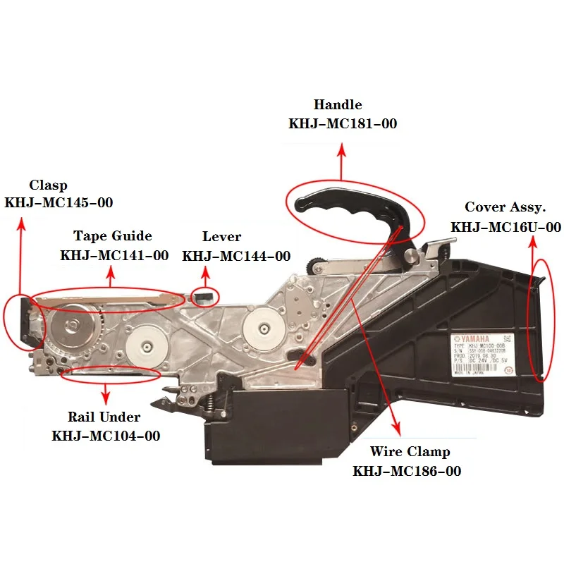 Test i rekomendacja: SS 8mm Feeder i części zamiennicze do maszyn YAMAHA KHJ-MC181-00, KHJ-MC145-00, KHJ-MC141-00 – czy warto kupić?