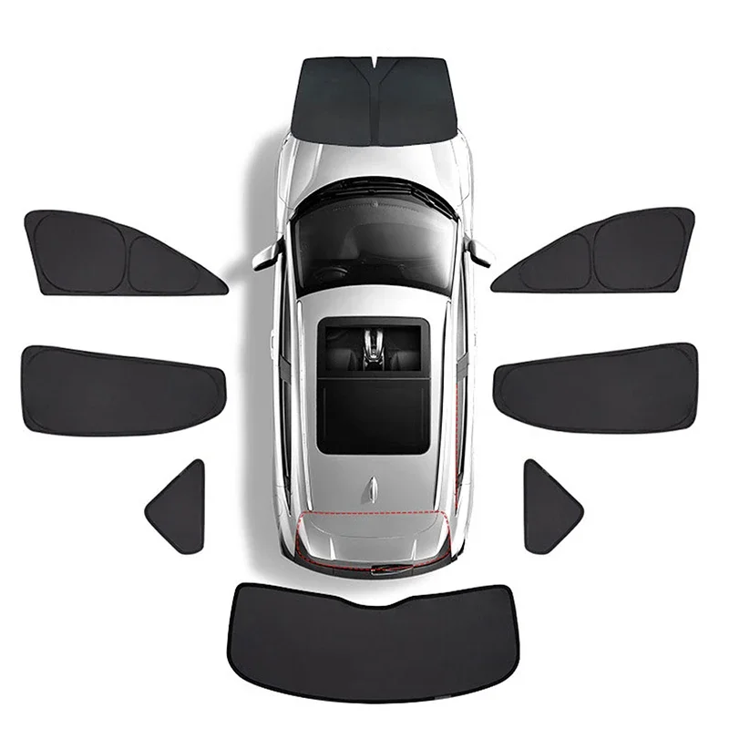 

Для MG ZS 2025 2020 2024 2022, аксессуары, черные, полностью светонепроницаемые автомобильные солнцезащитные козырьки, солнцезащитный козырек на боковое окно, солнцезащитный козырек, УФ-защитные шторы