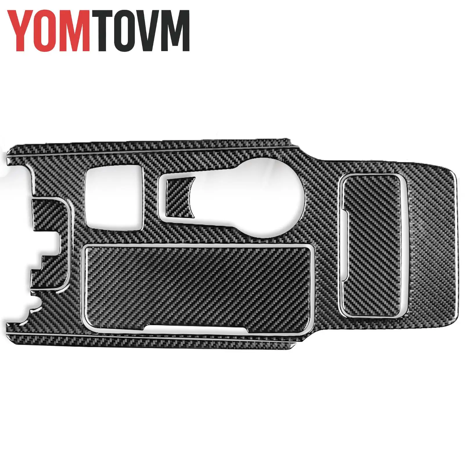 

Накладка на крышку переключения передач центральной консоли из углеродного волокна, подходит для Ford Fusion 2017, 2018 2019 2020